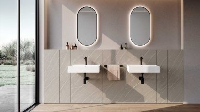 Mobili da Bagno con Maniglia a Gola